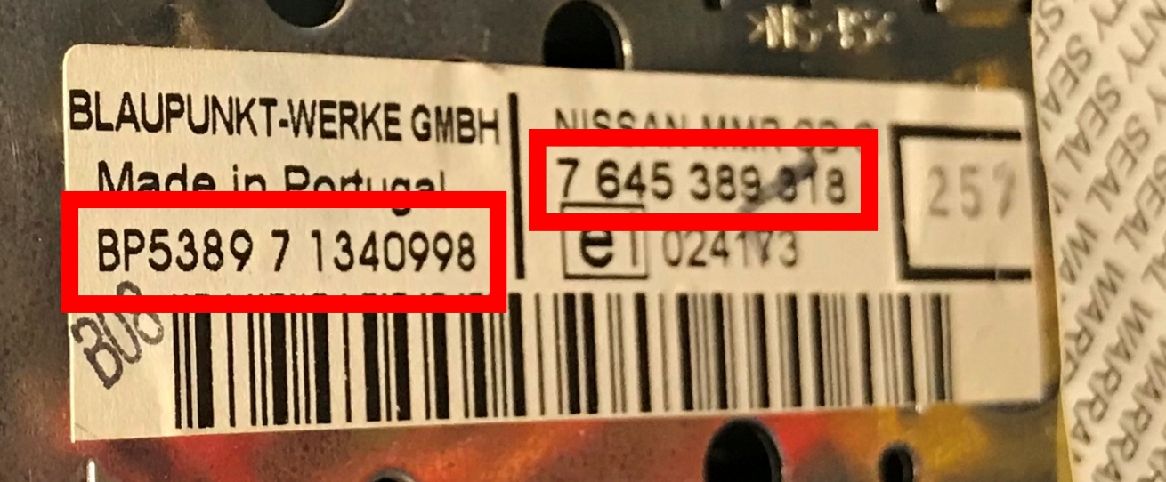 nissan serial number