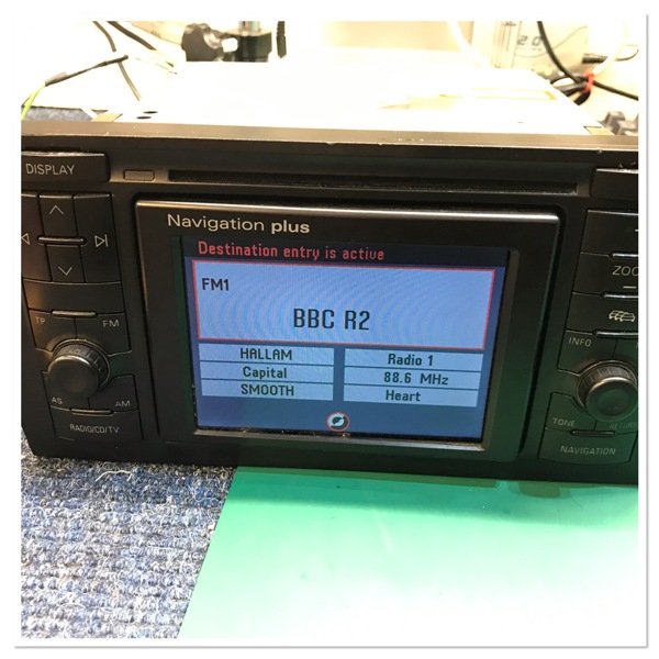 AUDI NAVIGATION PLUS CAR RADIO DECODE AT RADIOWAVES (www.rwer.co.uk)