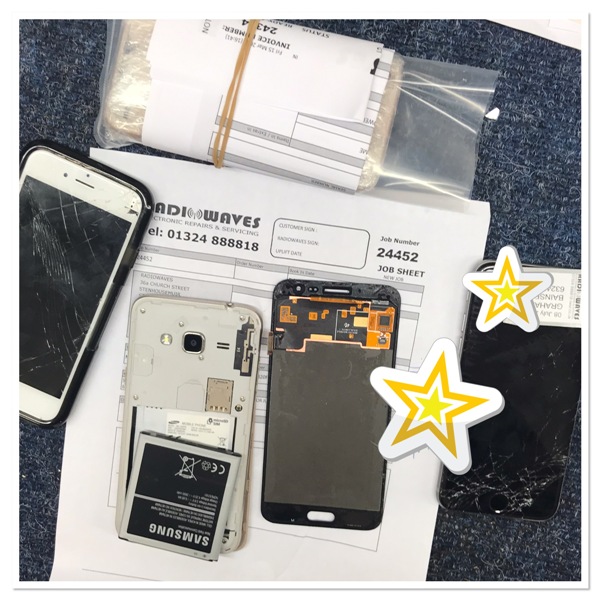 PHONE SCREEN REPAIRS AT RADIOWAVES (www.rwer.co.uk)