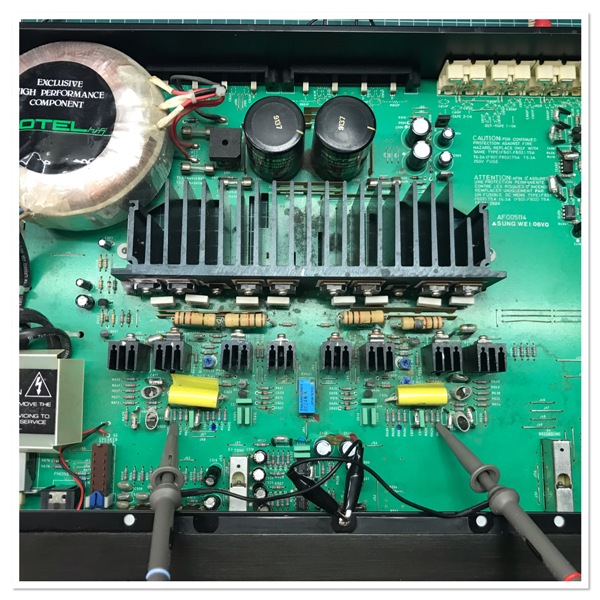 AMPLIFIER REPAIR AT RADIOWAVES (www.rwer.co.uk)