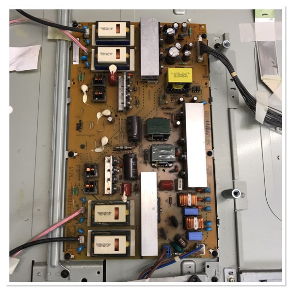 TV POWER SUPPLY REPAIR AT RADIOWAVES (www.rwer.co.uk)