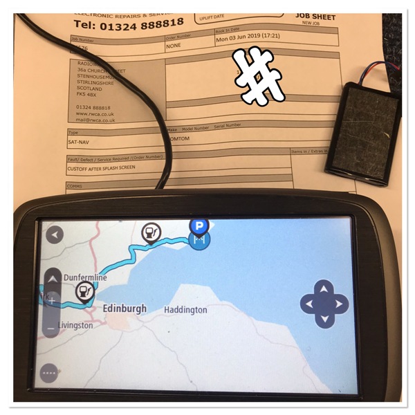 TOMTOM SAT NAV REPAIR AT RADIOWAVES (www.rwer.co.uk)